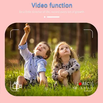 Detský Digitálny Fotoaparát, HD Cartoon Deti videokamery Videokamery 2.0 Palcový 20MP 1080P Fotoaparát Hračky Pre Dievčatá Narodeninám