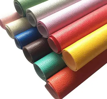 FANDIŤ LUKY Prispôsobené Litchi Vzor Syntetickej Kože, Textílie Podľa Vášho Vzory Tlačené Pu Umelé Tkaniny DIY Remesiel Materiálov