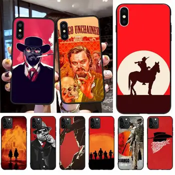 HPCHCJHM Django Unchained film DIY Maľované Bling Telefón puzdro pre iPhone 11 pro XS MAX 8 7 6 6 Plus X 5S SE XR prípade