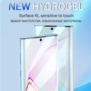 Hydrogel Fólia Pre Samsung Galaxy A51 A71 S20 fe S10 S9 S8 Plus Screen Protector Poznámka 20 Ultra 10 Lite Nie Sklo