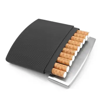 Kovové Cigariet Prípade Prenosné Cigariet Úložný Box pre Mužov Nehrdzavejúcej Ocele #CO