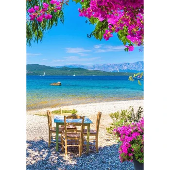Krásne Grécko pláži DIY Diamond Maľovanie Grécko pobreží Diamond Výšivky Grécko mora Cross Stitch Drahokamu Mozaiky Maľovanie