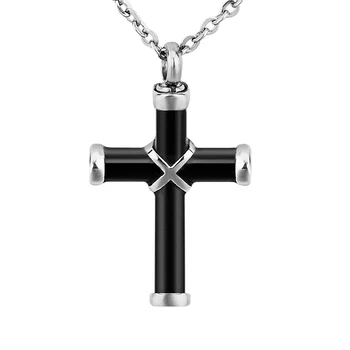 Kríž Kremácie Šperky pre Popol Urč Náhrdelník s Príveskom, Pamätník Popola Šperky pre Ľudské/Pet