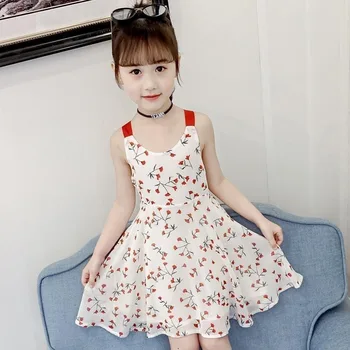 Letné Dievčenské Šaty 12 detské Oblečenie Sweet Little Čerstvé Elegantné Šaty 8 Deti 7 Rokov 6 Podväzkové Šaty Narodeninám