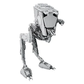 MOC Star plán Série Space Robot Kĺbové NA Nastavenie ST Kuracie Walker Nápady Modelu Vzdelávacích Stavebné kamene, Tehly Deti Hračky