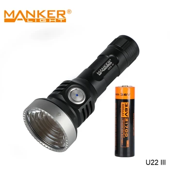 Manker 22 III 21700 Silné Vonkajšie LED Baterka TypeC USB Nabíjanie Vybíjanie Torchlight s sebaobrany SS Štrajk Rámu