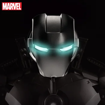 Marvel Iron Man Auto One-Kliknite Na Tlačidlo Štart Ochranný Kryt Zapaľovania Tlačidlo Dekoratívne Nálepky Interiéru Vozidla Príslušenstvo Kovov
