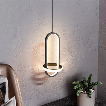 Moderné Pozastavenie LED Prsteň Prívesok Svetlá Nočné Lampy, Spálne, Obývacej Izbe Kuchynské Zariadenie, Domáce Dekorácie Príslušenstvo Art