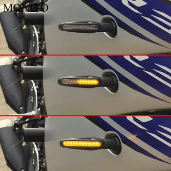 Motocykel smerovku LED Svetlá Tečúcej Vody, Blikanie Flashers Ukazovatele Pre YAMAHA WR 250X 250R 450F TTR 125 250 600 TTR250