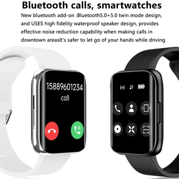 Nové S216 Bluetooth Hovor Smartwatch 2021 1.78 Palcový 320*385 HD Hyperboloid Obrazovke Monitora tepu Smart Hodinky Muži Ženy