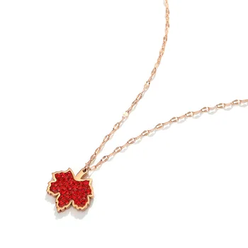 Nové titánové ocele náhrdelník ženskej módy sladký kórejský jednoduché osobnosti pearl clavicle reťazca rose gold nehrdzavejúcej ocele reťazca