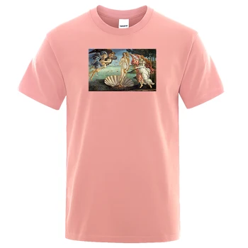 On Zrodenie Venuše Tým, Sandro Botticelli Vytlačené Mens T-Shirt Ulici S-Xxxl Tshirts Šport Bežné Tričká Štýl Fit Mužov Tee Tričko