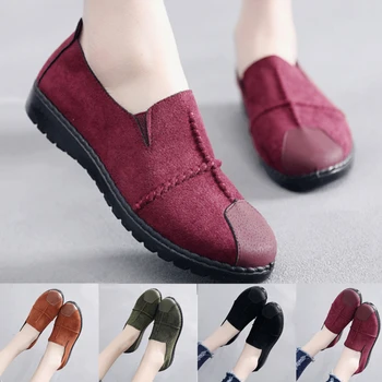 Plus Veľkosť 36-43 Ženy Bytov topánky 2020 Mokasíny Candy Farby Pošmyknúť na Ploché Topánky Pohodlné Dámske topánky