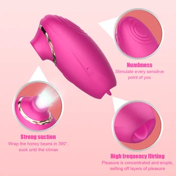 Pošvy Sania Vibrátor Stimulátor Klitorisu Klitoris Bulík Fajčenie Ústne Bradavky Sexuálne Hračky pre Ženy Masturbator Erotické Dospelých Produkty