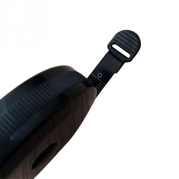 Praktické 1,5 m Farba Čierna Páska Opatrenia Dual Stranný Zdvíhateľnej Nástroje Automatický ABS Flexibilné Mini Šitie Meracie Pásky
