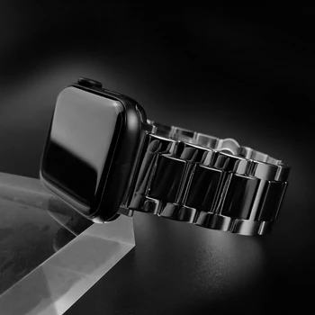 Pre apple hodinky remienok 44 mm 40 mm SE Série 6/5/4/3/2/1 42mm 38 mm z Nehrdzavejúcej Ocele, Keramiky pásmo pre iwatch luxusné pásma muži ženy
