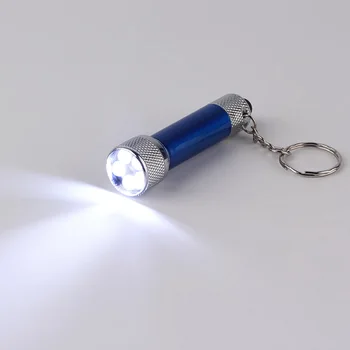 Prenosné 5 LED Mini Baterka Svetlo, Pochodeň Hliníkové Keychain KeyRing Reťazca SLC88