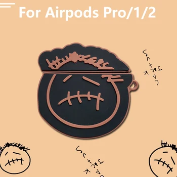 Prípade Airpods Pre Scott Travis Kaktus Jack, Mäkké Silikónové Luxusné Cartoon Bezdrôtové Slúchadlá Ochrany Fundas