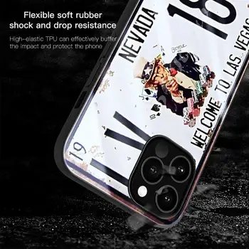 Retro evidenčné Číslo Bumper pre iPhone 12 Mini 11 Pro 7 X 8 XR XS MAX 6 6S Plus SE 2020 Tvrdeného Skla Telefón puzdro