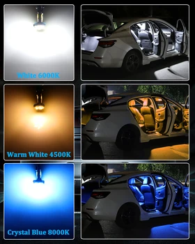 Seker Canbus Interiérové LED Svetlo Na Subaru Forester 1998-Súčasnosť Príslušenstvo Vozidla Mapu Dome batožinového priestoru Žiadna Chyba Žiarovky Auta