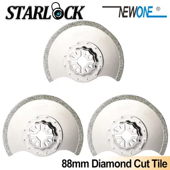 Starlock 88mm Flush Segment Diamond Rašpľa Kruhové Oscilačný Multifunkčné pílového Kotúča Starlock Plus NEWONE