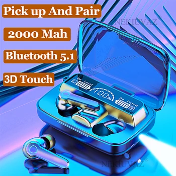 TWS Bluetooth Slúchadlá Bezdrôtové Slúchadlá Bluetooth 5.1 Plnenie Box 2000 Mah 3D Dotyk Športové Vodotesné Slúchadlá Slúchadlá Ucho