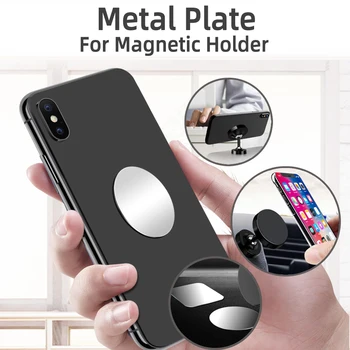 Telefón Držiak Plechu Magnetický Držiak Kruhové Námestie Nálepky železa List pre Mobilné Tablet Magnet Disku Stôl Auto Stojí