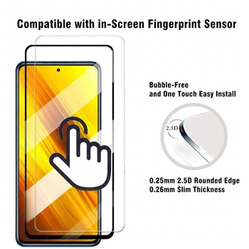 Tvrdené Sklo na Pre Xiao Poco X3 NFC Prípade Screen Protector pre Xiao Poco X3NFC Fotoaparát Skla pre Xiao Poco X3 Zahŕňa
