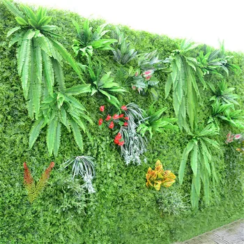 Visiace Rastliny Umelé Zelene Visí Papradie Trávu, Rastliny Zelené Steny Rastlín Hodváb Umelé Zabezpečenie Rastliny Veľké