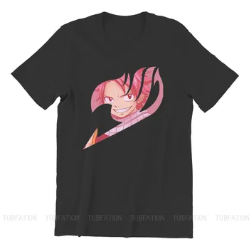 Víla Chvost Krvi Anime Natsu Ružová Symbol Tričko Harajuku Alternatívne Oblečenie pre Mužov Topy Plus Veľkosť Bavlna Crewneck T Tričko