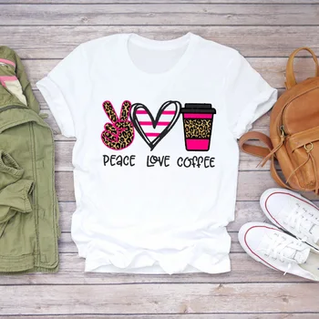 Ženy T-shirts Milujú Romantické Valentine Srdce 90. rokov Tlač Leto, Jeseň Tlač Lady Dámske Štýlové T Top Shirt Dievča Tričko T-Shirt