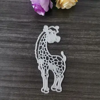 žirafa Rezanie Kovov Zomrie pre DIY Scrapbooking Album Papier Karty Dekoratívne Remesiel Razba Die Kusy