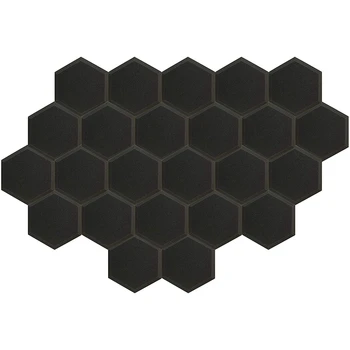12 Pack Hexagon Akustické Panely Zvuková izolácia Čalúnenia, 12 X 7 Palcový Zvuk Tlmiace Panely Používané v Domácnosti a kancelárske Štúdio