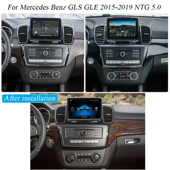 128GB Android autorádia pre Mercedes Benz GLS GLE GLK 2008-2019 NTG 4.5 4.0 auto stereo auto Multimediálny prehrávač, GPS Navigáciu