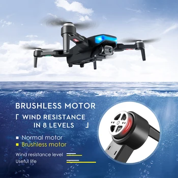 2021 Nový LS-38 Drone 6K 5G WiFi FPV QuadRotor Letu 25 Min drone 4k profesionálny Fotoaparát Rc vrtuľníkom 1KM Striedavý Motor