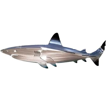 25 cm Shark Kovové Nástenné Art Decor Oceánu, Ryby, Dekorácie Pre to, Terasa, Bazén, záhradné Ozdoby na Stenu Dekor 2021 HORÚCE TOP MÓDNE PREDAJ