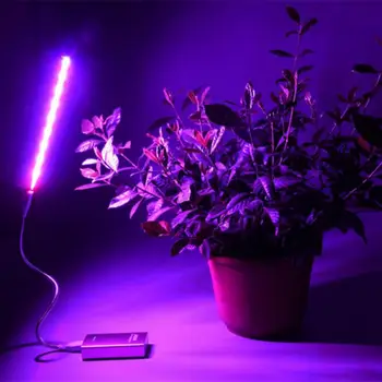 5V 2,5 W LED Rásť Svetlo USB Rastlín Rastúcich Svetlo Pre Hydroponics Skleníkových Zelených Rastlín, Sadeníc na Ploche Rastlina, Kvet Rastie