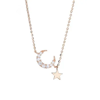 925 Sterling Silver Star Crystal Mesiac Kúzlo Tlmivka Náramok Pre Ženy Náramok &Náramok Módne Bling Šperky Strany