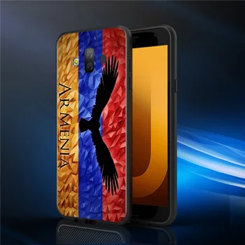 Arménsko Arméni Príznak Pre Samsung Galaxy J2 J3 J4 Core J5 J6 J7 J8 Prime Duo Plus 2018 2017 Black Telefón Prípade