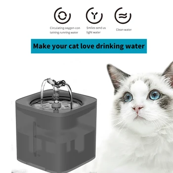 Automatické Mačka Zásobník Vody 2 L Filter Fontána Smart Mačka Podávač Vody Misy Pitnej Dodávky Pre Psov A Mačky