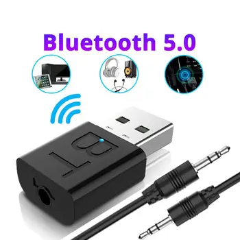 Bluetooth Audio Vysielač, Prijímač Auto AUX Jack Kábel, Súprava Bezdrôtovej komunikácie Bluetooth USB Adaptér Pre TV Slúchadlá Reproduktory