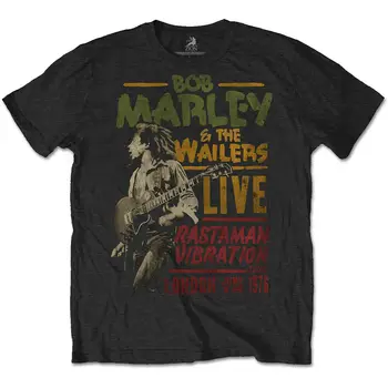 Bob Marley Rastaman Vibration Tour 76 Úradný Tovaru Tričko M L Xl Neu