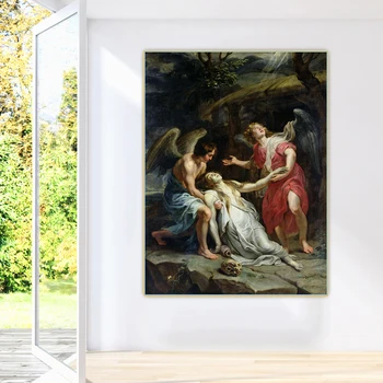 Citon Peter Paul Rubens《Extázy Márie Magdalény》Plátno Umenie olejomaľba Umelecké Dekoratívne Obrázok na Stenu Dekor Domáce Dekorácie