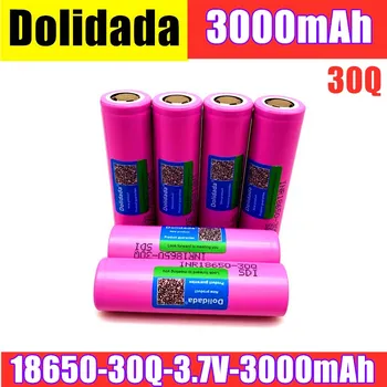 Dolidada 18650-originál pre 18650 batérie 3000 mah INR18650 - 30Q 20A li ion nabíjateľná batéria pre elektronické cigare