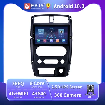 EKIY Android 9.0 Auta GPS Na Suzuki Jimny 2007-2012 Multimediálne Obrazovky Navigácie Stereo Automobilov, Rádio magnetofón č. 2 Din