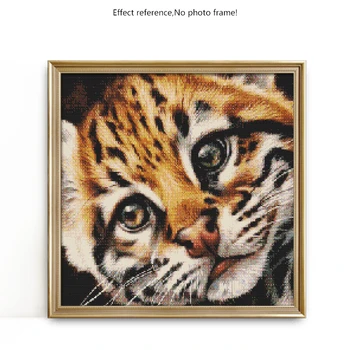 Evershine 5D DIY Diamond Výšivky Tiger Diamond Maľby Zvierat Plné Námestie Kolo Obrázky Kamienkami Domáce Dekorácie