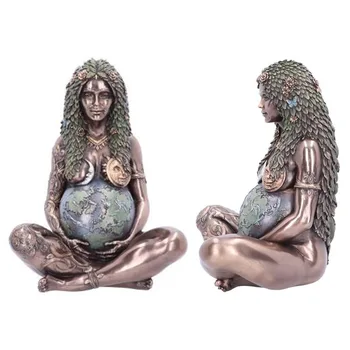 Gaia, Matka Zem, Socha Godess Umenia, Socha Živice Plavidlá Figúrka Záhrada Ornament Zemi Matka Vonkajšie Socha Domáce Dekorácie