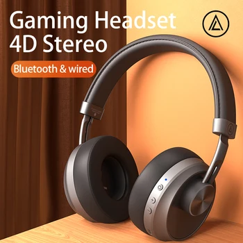 Herný Headset Bezdrôtové Bluetooth Slúchadlá 4D Stereo počúvanie povedať Pozícia S Káblový Mikrofón 60H Dlhý pohotovostný