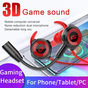 Herný Headset s Dlhými Mic Hráč Slúchadlá pre Pubg PS4 CSGO 
