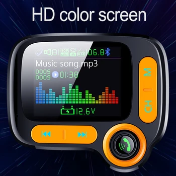 JINSERTA Auto Hudobný Prehrávač MP3, Bluetooth, AUX Auta Bezdrôtové Handsfree, Audio Prijímač QC3.0 USB Rýchlo Nabíjačka, FM Vysielač,
